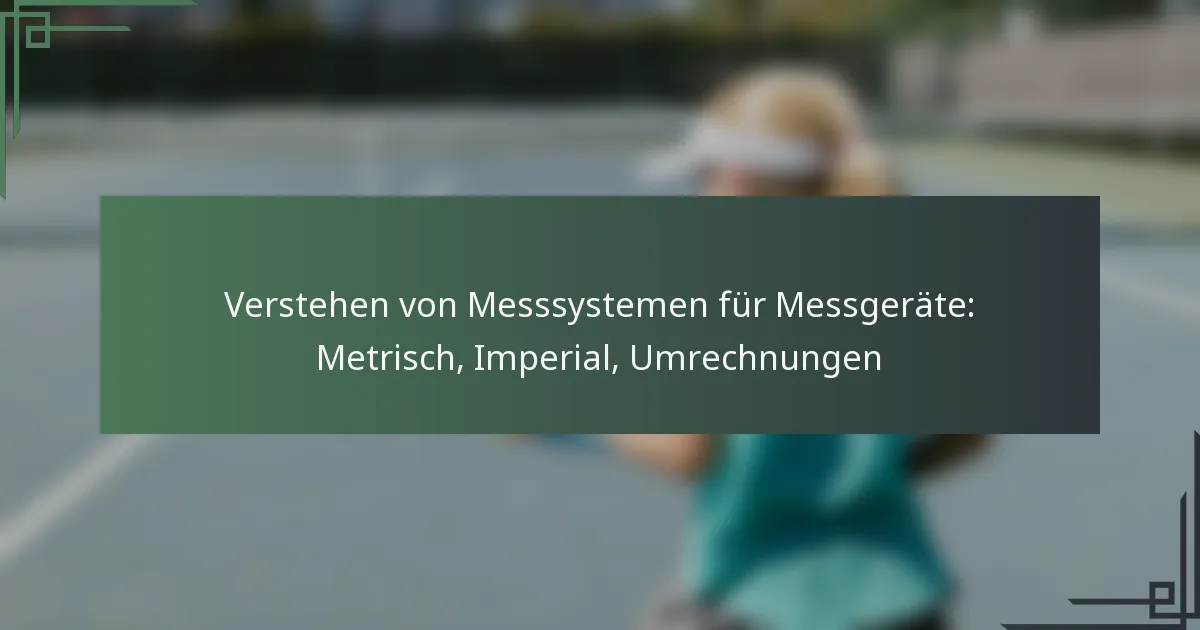 Verstehen von Messsystemen für Messgeräte: Metrisch, Imperial, Umrechnungen